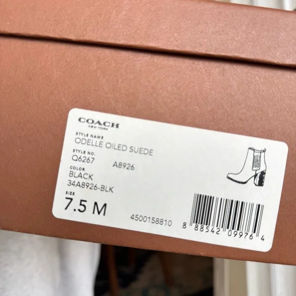 Coach Black Heeled Boots - Picture 11 of 11